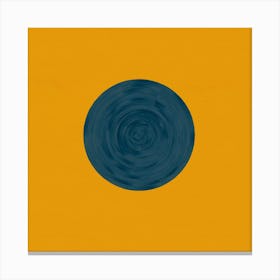 Blue Circle Canvas Print