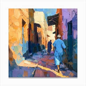 Street In Morocco Canvas Print