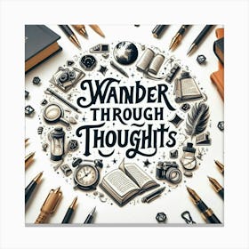 Wander Through Thoughts Canvas Print