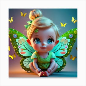 Fairy Girl 4 Canvas Print