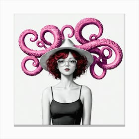 Octopus Hat 1 Stampe su tela