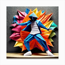 Origami Dancer 77 Canvas Print