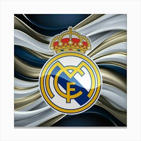 Real Madrid CF Logo Wall Art 26 Canvas Print