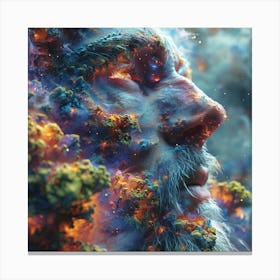 Psychedelic Man Canvas Print