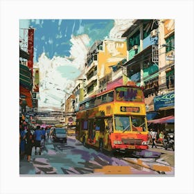 Asian Street Scene 1 Canvas Print