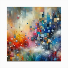 Abstract Painting Canvas Print