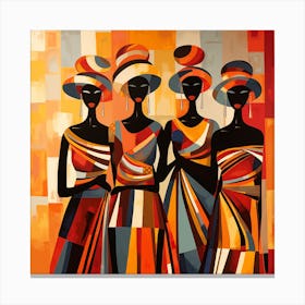 Three African Women 30 Canvas Print