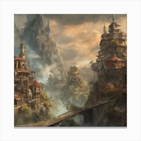 Fantasy City 109 Canvas Print