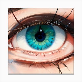 Blue Eye 3 Canvas Print