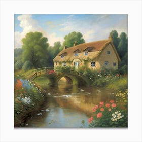 the reeve's cottage Canvas Print