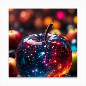 Galaxy Apple 1 Canvas Print