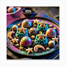 A Futuristic Dish Called Galactic Dumplings, With Canvas Print