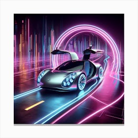 Futuristic Car 3 Canvas Print