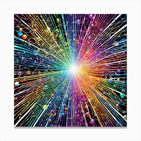 Rainbow Burst 4 Canvas Print