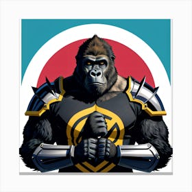 Gorilla Warrior Canvas Print