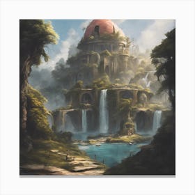 Fantasy Castle Canvas Print