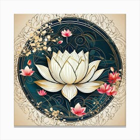 Lotus Flower 102 Canvas Print