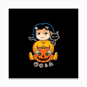 The Other Pumpkin - Dark Funny Goth Girl Halloween Gift 1 Canvas Print