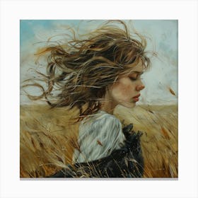 Wind In The Wheat Canvas Print