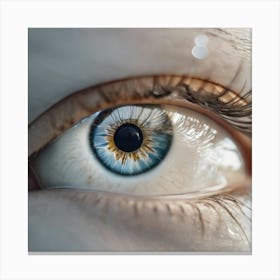 Eye Stock Videos & Royalty-Free Footage 1 Canvas Print