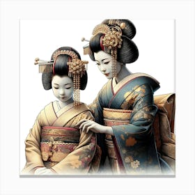 Geishaart90 Canvas Print