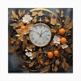 Clock Canvas Print