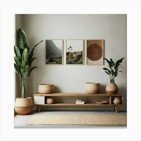 Modern Living Room 74 Canvas Print