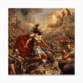 Ancient Battle 2 1 Canvas Print