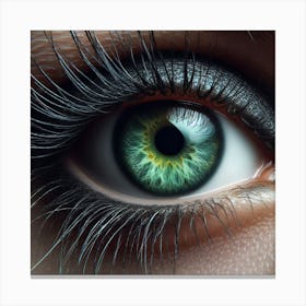 Green Eye 1 Canvas Print