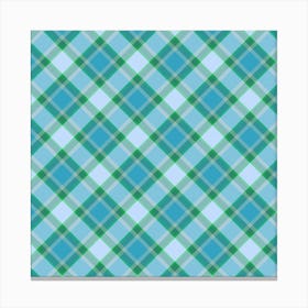 Plaid Fabric 2 Canvas Print