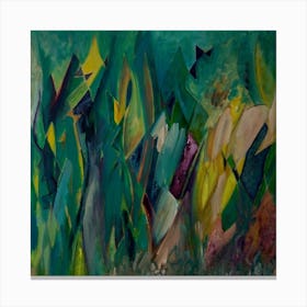 Bedroom Abstract Wall Art, Spring Meadow  Canvas Print