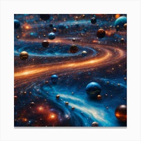 Space Galaxy Canvas Print