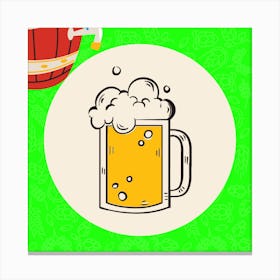 Beer Mug Canvas Print