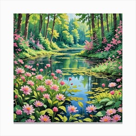 Lily Pond Canvas Print