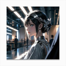 Anime Girl 1 Canvas Print