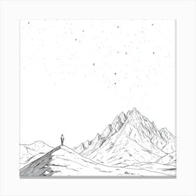 Starry Sky Canvas Print