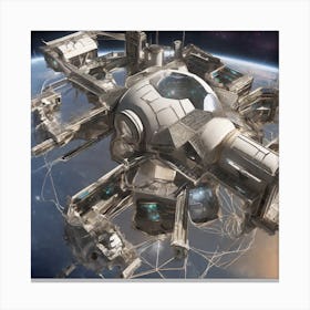 Space Station 17 Canvas Print