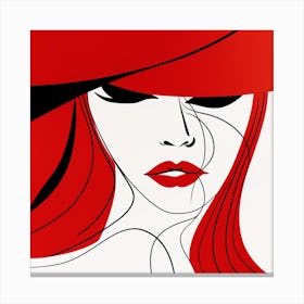 Red Hat Canvas Print