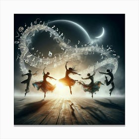 Ballet Dancers Canvas Print