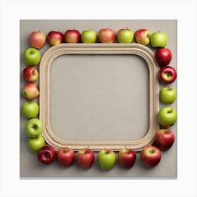 Apple Frame 3 Canvas Print