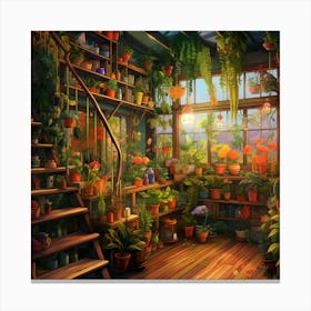 Garden Room 1 Canvas Print