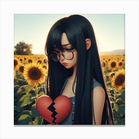 Broken Heart Canvas Print