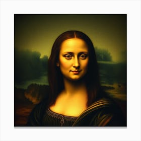 Mona Lisa 4 Canvas Print