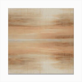 Abstract Nude Horizon A Minimalist Abstract Representation Of A Horizon Where The Sky And Land Mee Canvas Print