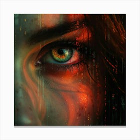 Cybernetic Eyes Canvas Print