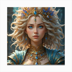 The Radiant Queen Of Elysium Canvas Print