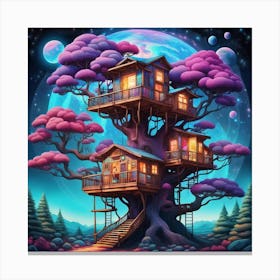 Tree House 1 Canvas Print