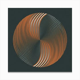 Flowing Stone Tri Tone_#7 Canvas Print