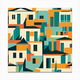 Houses Canvas Print