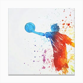 Basketball Player 13 Canvas Print